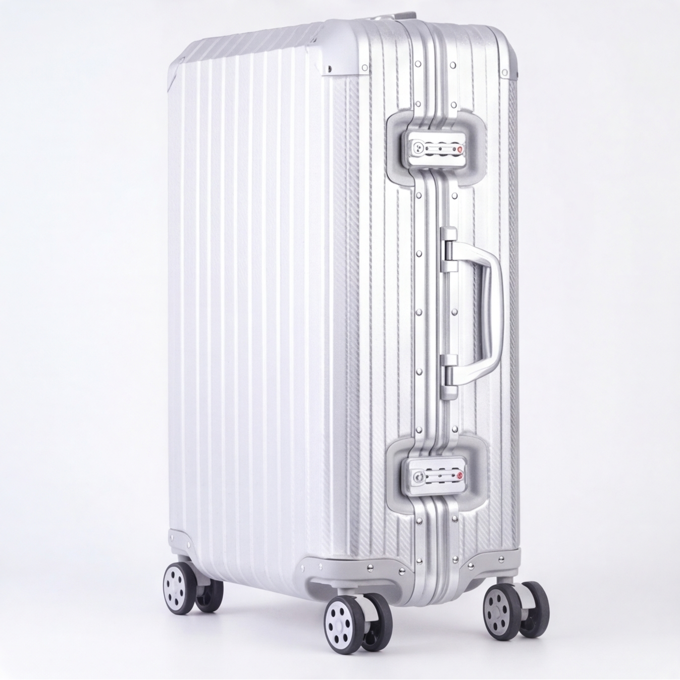 Der Atlas Aluminiumkoffer — Silber