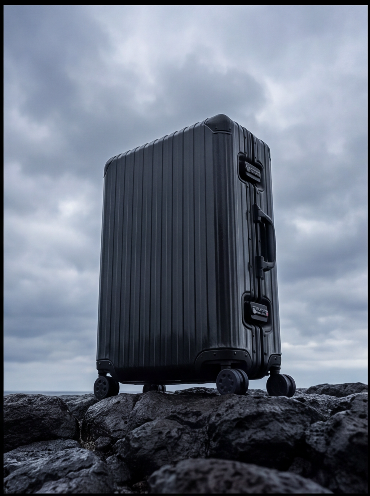 Der Atlas Aluminiumkoffer – Schwarz