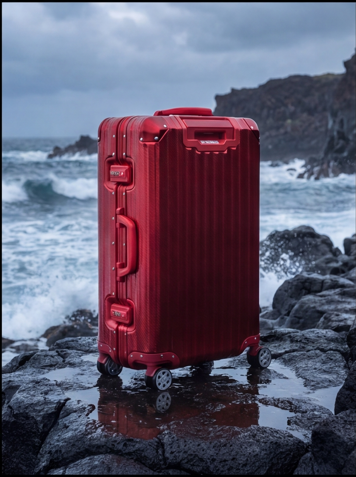 Der Atlas Aluminiumkoffer – Rote Limited Edition