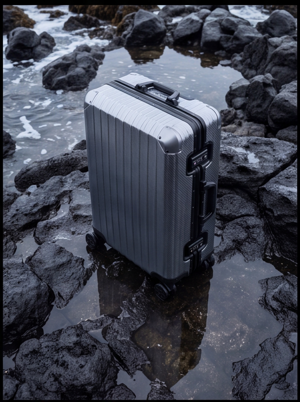 Der Atlas Aluminiumkoffer – Gunmetal
