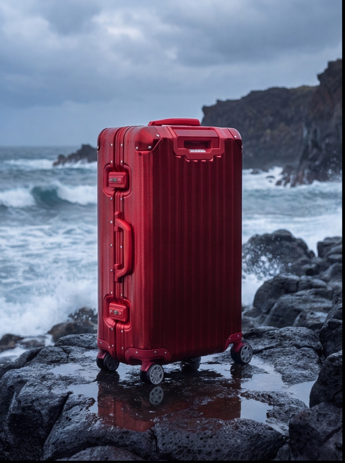 Der Atlas Aluminiumkoffer – Rote Limited Edition