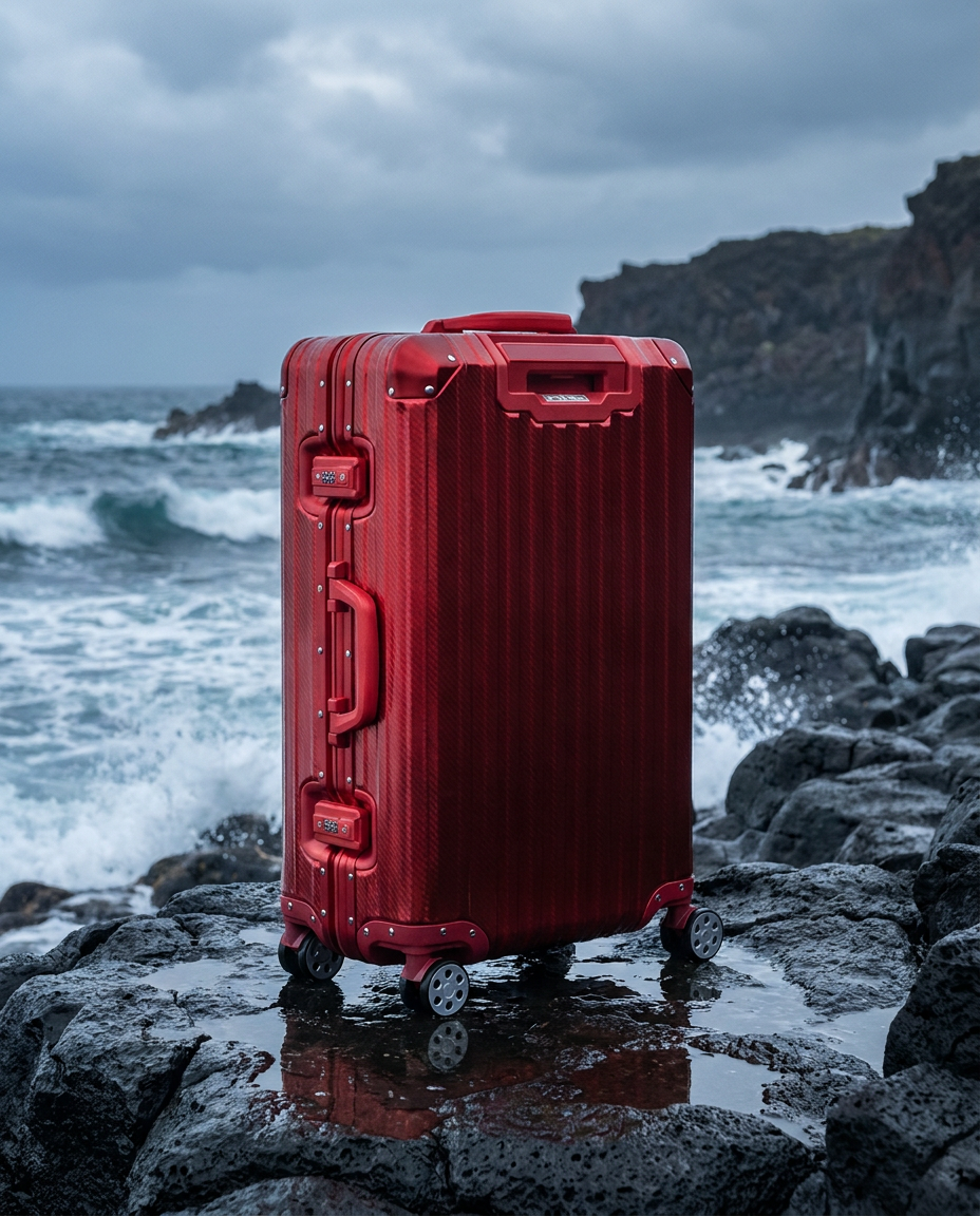 Der Atlas Aluminiumkoffer – Rote Limited Edition