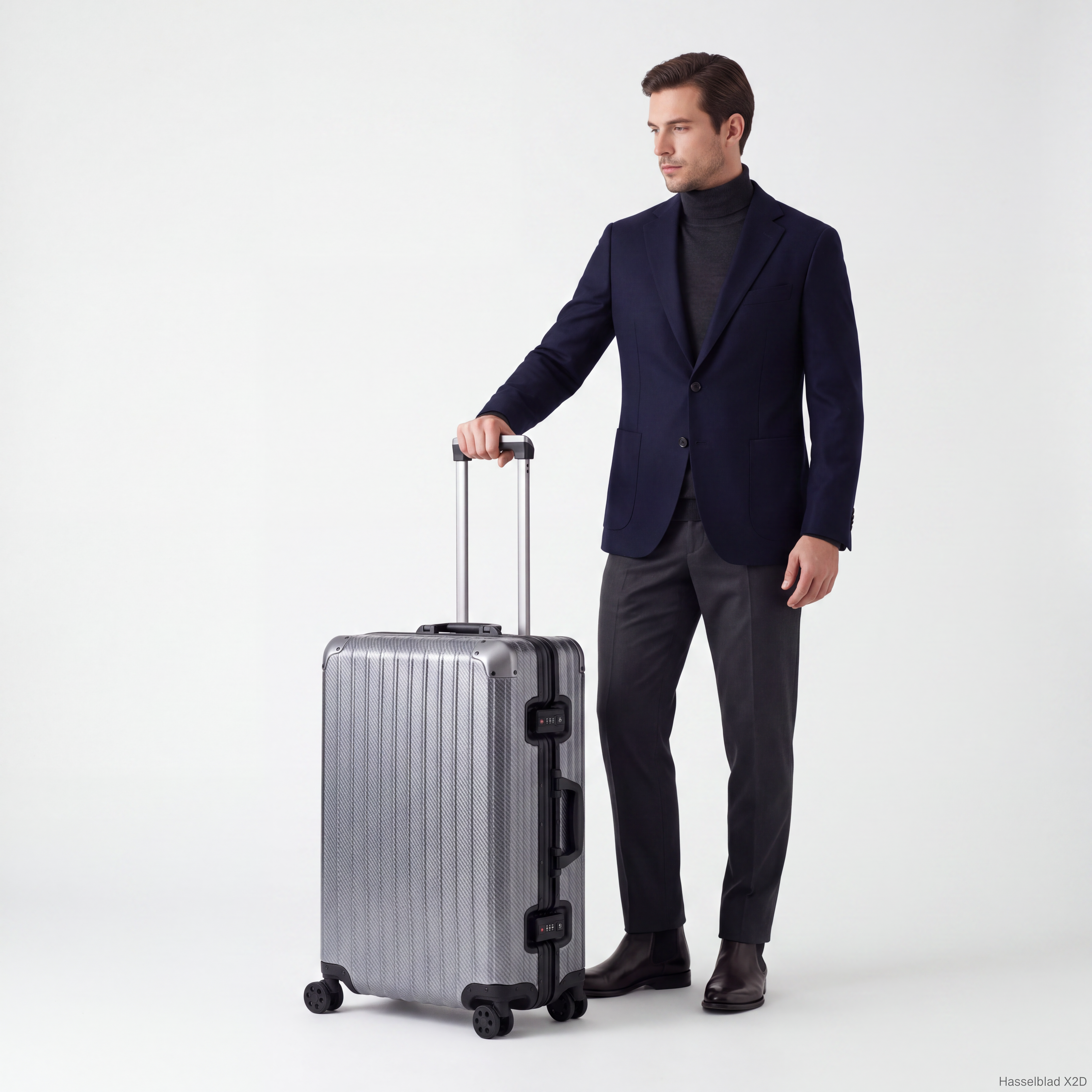 Der Atlas Aluminiumkoffer – Gunmetal