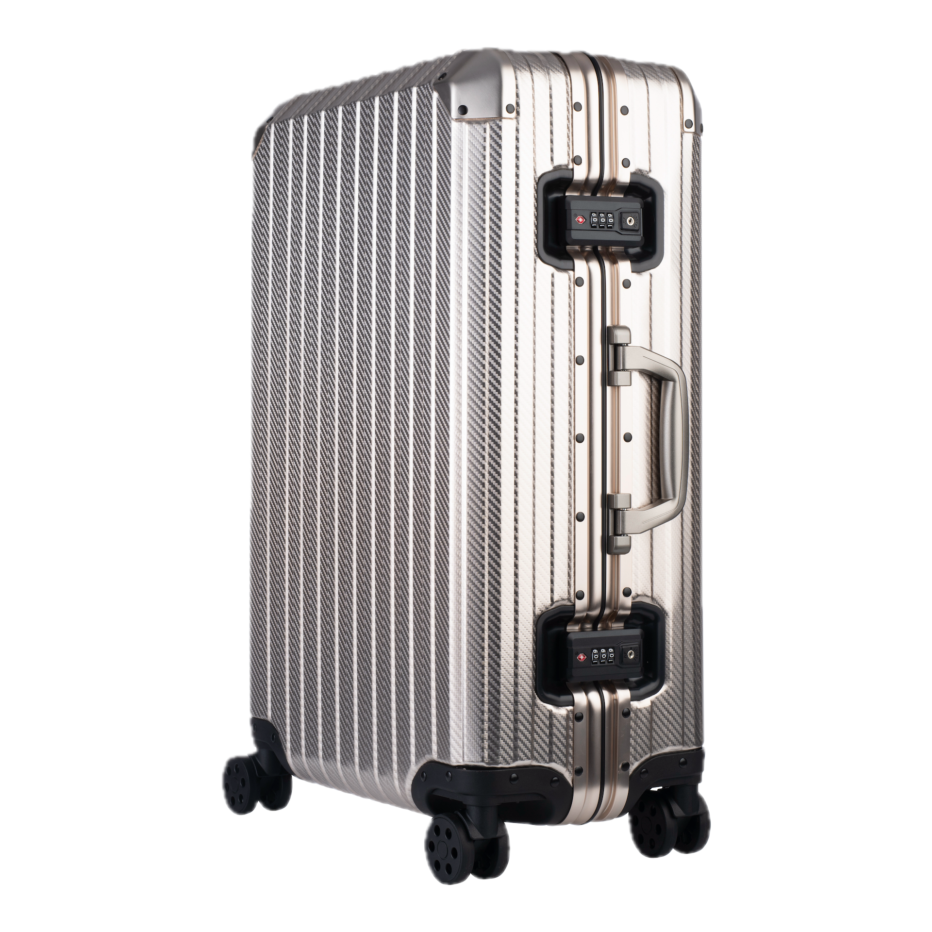 Der Atlas Aluminiumkoffer – Champagner